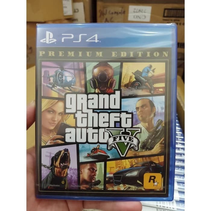 Đĩa Cd Chơi Game Ps4 Gta Grand Theft Auto V Premium Edt
