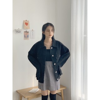 Áo khoác bò đen ja325 1994closet