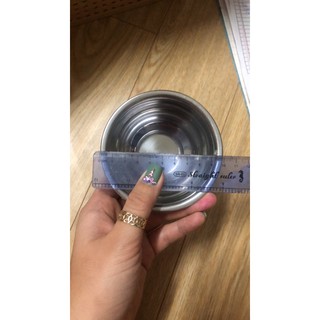 Bát inox size 10cm - bát đựng bông tẩm cồn