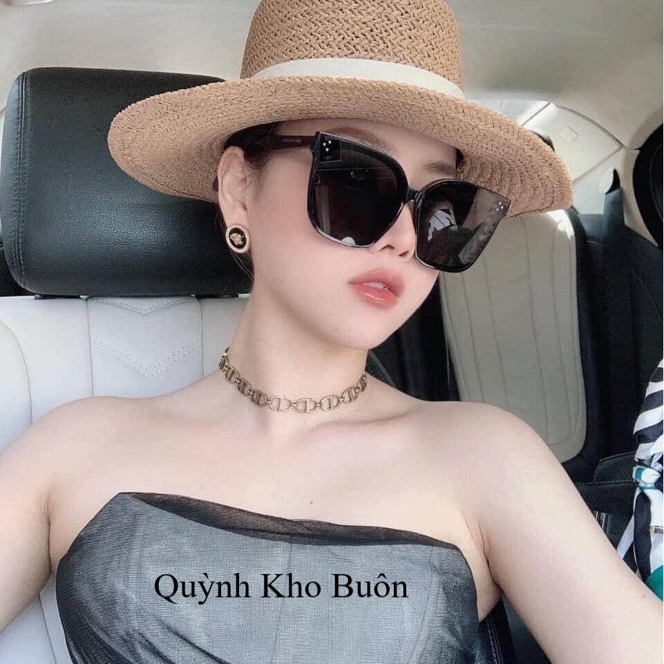 Kính râm mát nam nữ vuông Cao Cấp Chống UV400  , kính râm thiết kế gọng vuông 3 chấm thời trang Q17