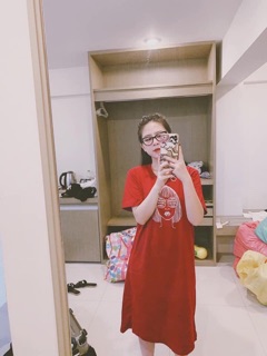 Váy xuông cotton order Thái