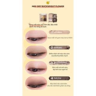 [100% AUTH] Bảng Phấn Mắt 4 Ô Romand Better Than Eyes mini