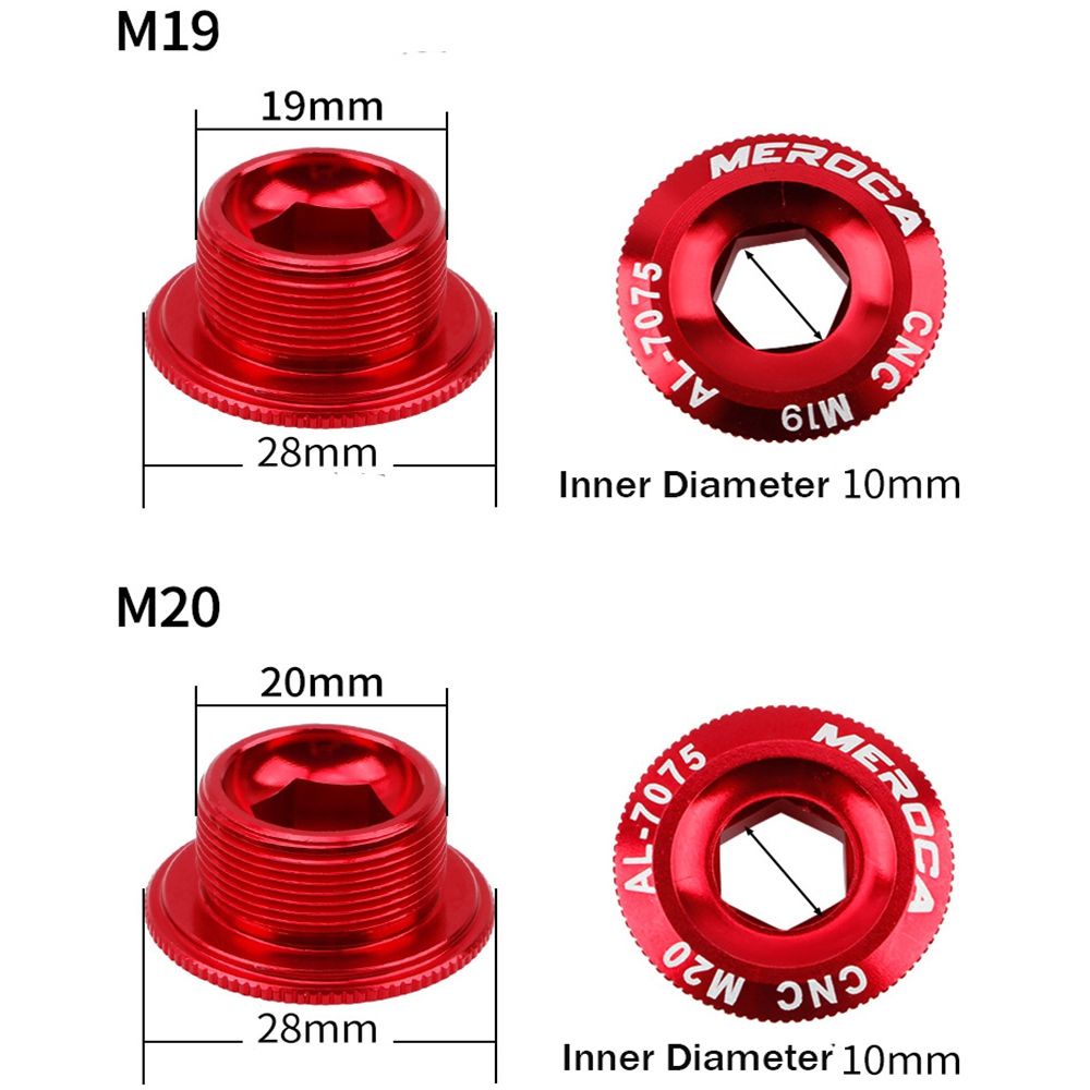 Ốc Vít Hợp Kim Nhôm 4 Màu M18/M19/M20 Bolt/Nhiều Màu Sắc Chất Lượng Cao Dành Cho Xe Đạp Leo Núi