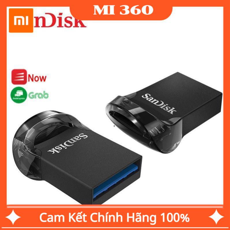 [ Chính Hãng] USB 3.1 SanDisk CZ430 16Gb/ 32Gb/ 64Gb/ 128Gb Ultra Fit Flash Drive tốc độ upto 130MB/s | BigBuy360 - bigbuy360.vn