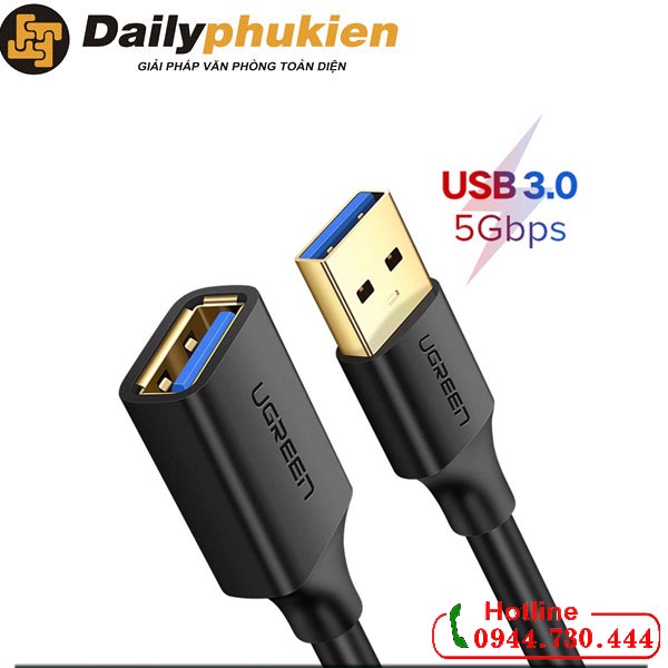 Dây nối dài USB 3.0 dài 0.5m UGREEN 30125 dailyphukien