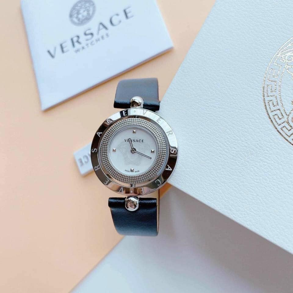 Đồng Hồ Nữ Versace Eon Mother of Pearl Leather V79070017