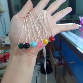 Dây chuyền nữ bạc đá phong thủy