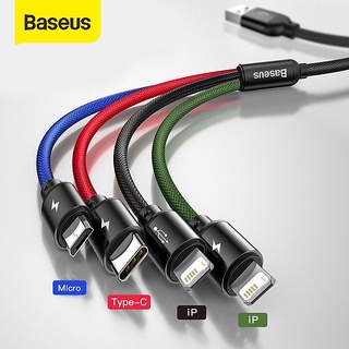 Dây cáp sạc đa năng Baseus Rapid 4 in 1 Type-C, 2 Iighning
