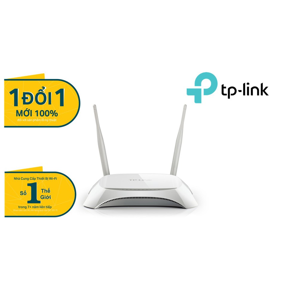 Bộ Phát Wifi Di Động 3G/4G TP-Link TL-MR3420 Chuẩn N 300Mbps | BigBuy360 - bigbuy360.vn