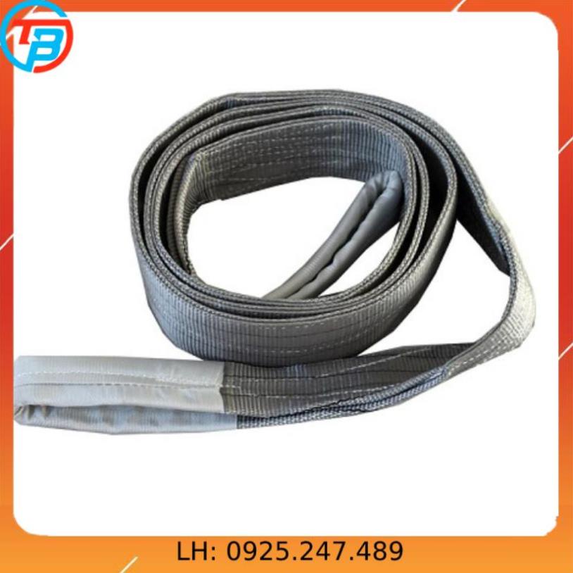 Dây cáp vải cẩu hàng 4 Tấn - bản 100mm - Hệ số 5:1 - 4 Mét CÁP THÉP Thái Bình VinàN