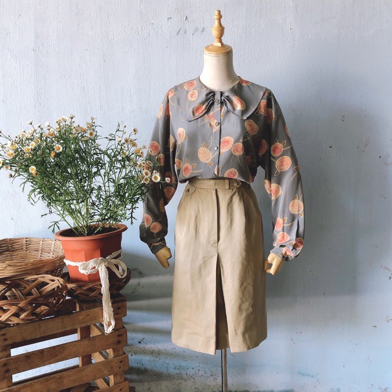 Áo voan vintage Nhật