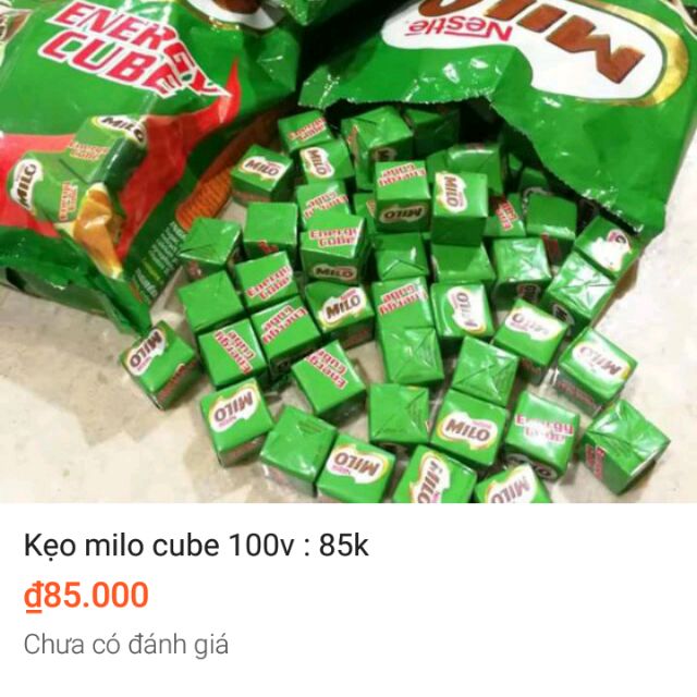 SHIP TOÀN QUỐC Milo cube 87k/1goi