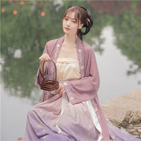 chân váy carochân váy tennis℗【Ziqianer】 Shilixiang nguyên bản Hanfu Nữ Song do Yuzi váy dài ngang eo, một mảnh b