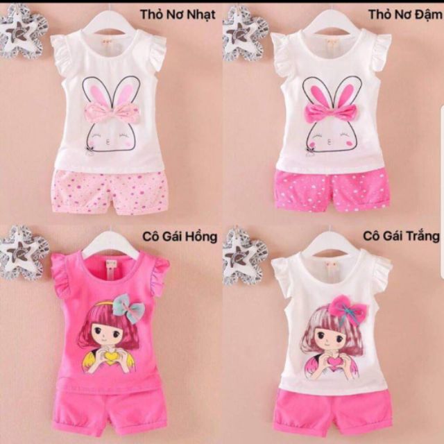 Set bộ bé gái siêu đáng yêu