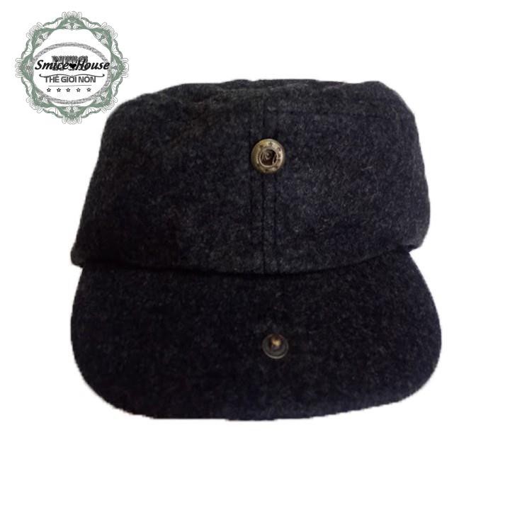 NÓN BERET MỎ VỊT VẢI NỈ NAM NỮ