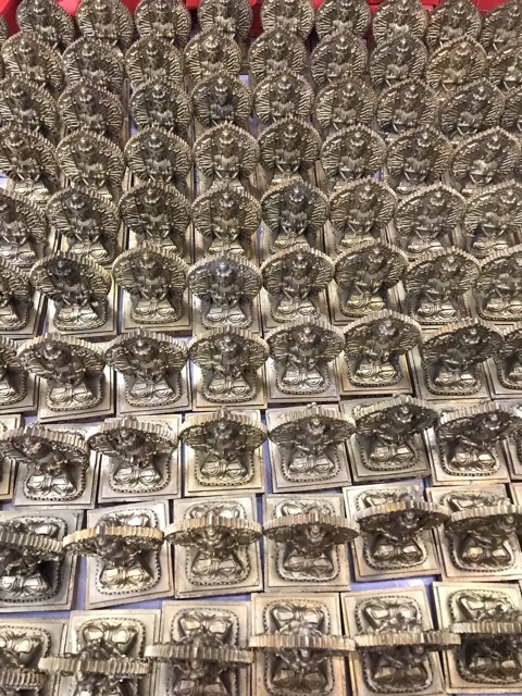 Tượng Phật Nghìn Mắt Nghìn Tay 2 mặt Vật phẩm phong thuỷ bằng đồng