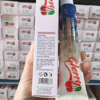 ( Xả Lỗ ) Thuốc Nhuộm Tóc Cherry Thảo Dược (Không Kèm oxy) Đủ Các Màu