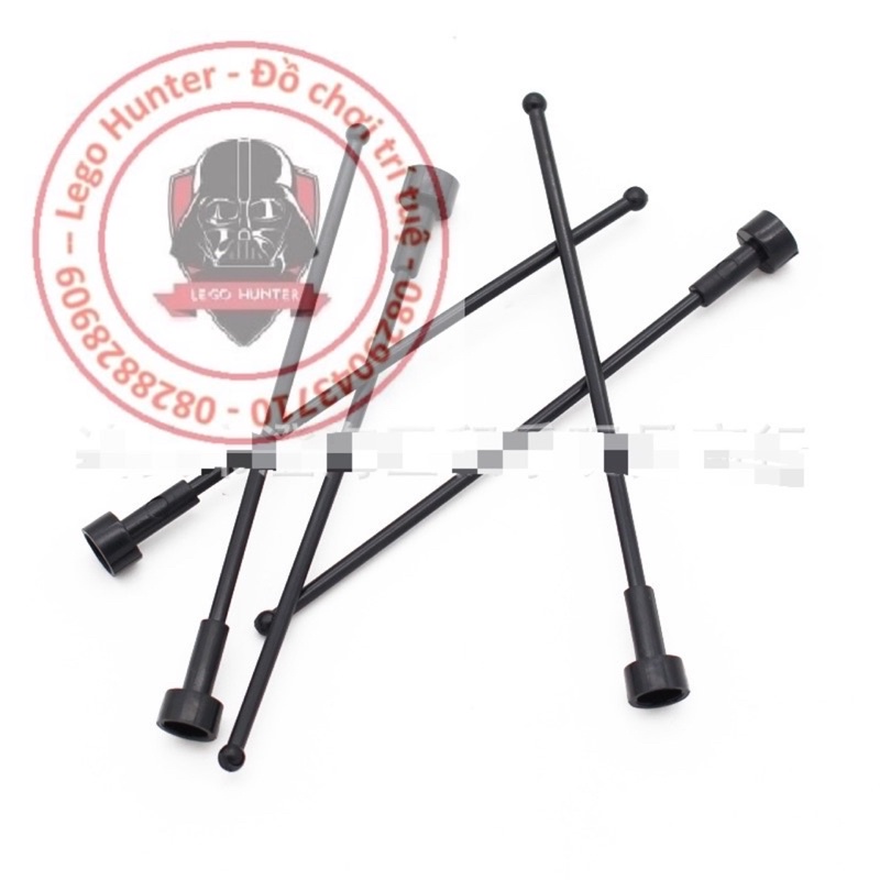 Non lego gạch part moc : combo 5 ăng ten màu đen
