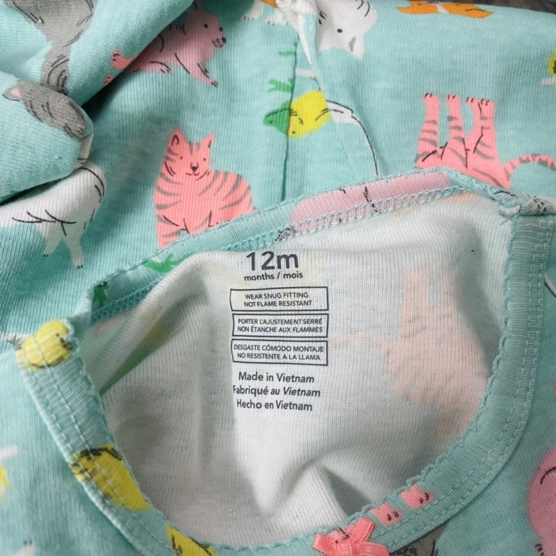 Bộ ngủ thú rừng size 9m-8y