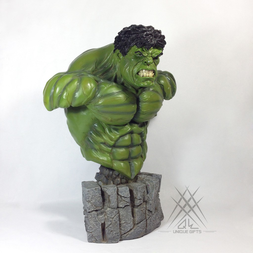 Mô hình Hulk Bust, tượng bán thân Hulk - Người khổng lồ xanh
