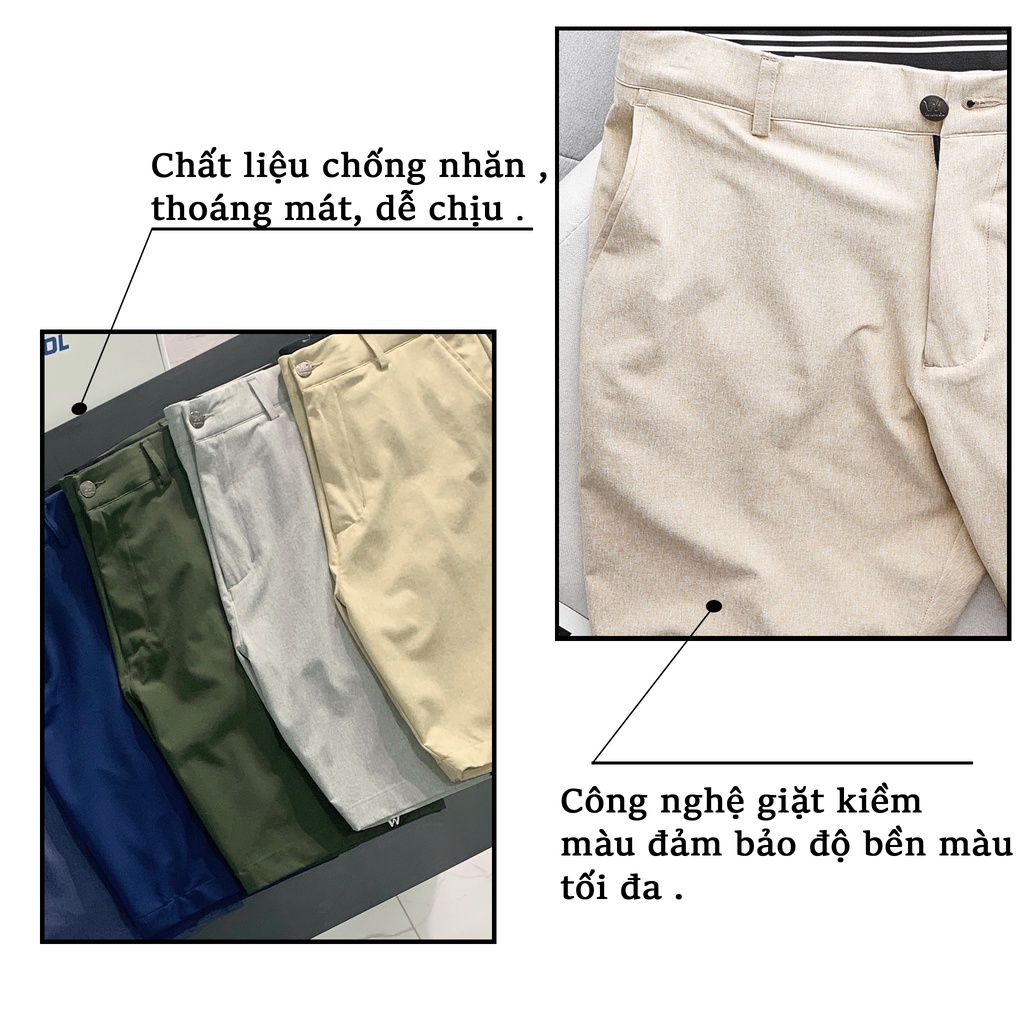 Quần Short Nam, Quần Short Golf , Quần Tennis , Co Giãn 4 Chiều Không Nhăn | short WILWOL