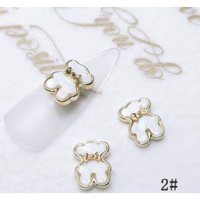 Charm nơ mã mới trang trí nail nhé