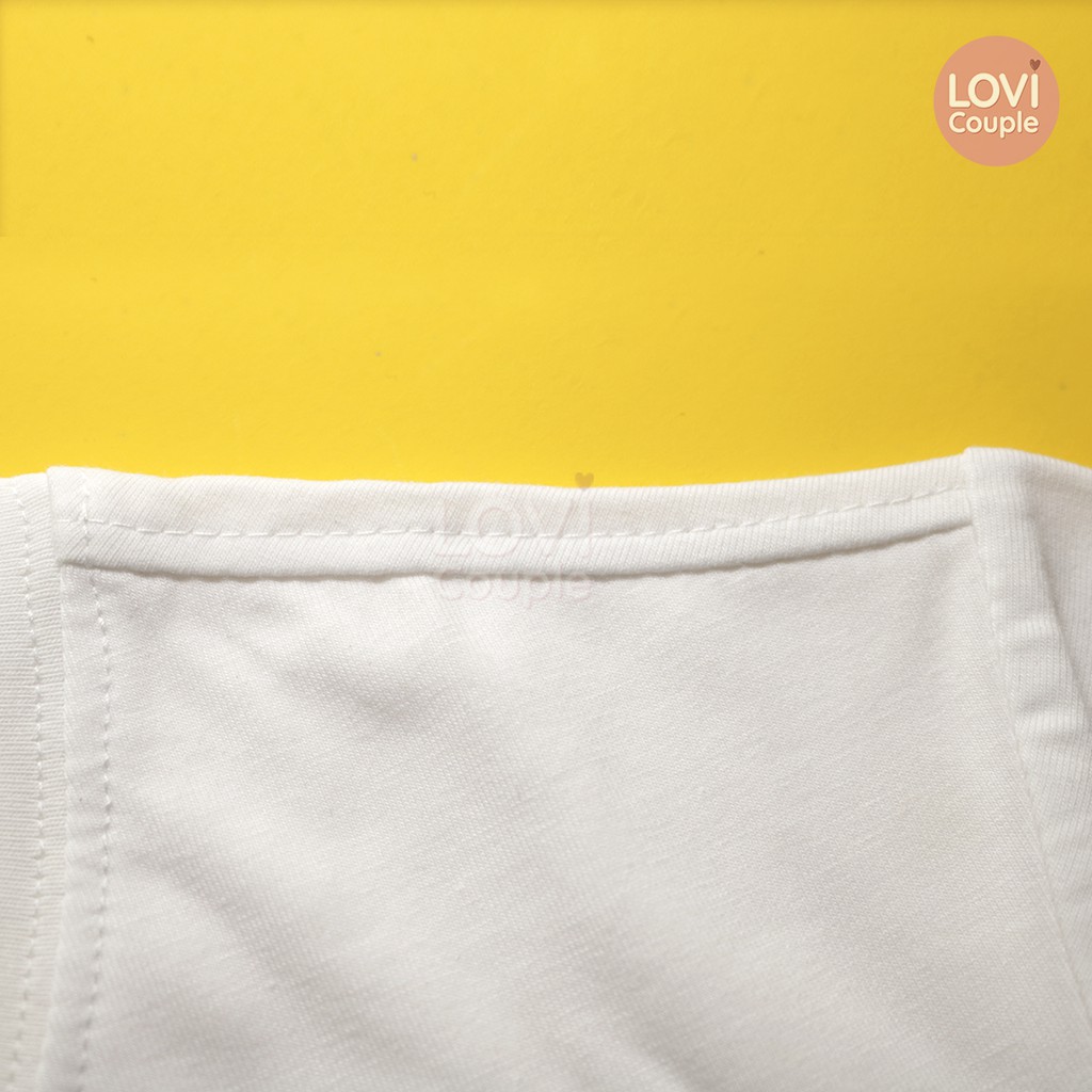 [Dòng Cao Cấp] Áo thun cặp Đen Trắng Logo DC120