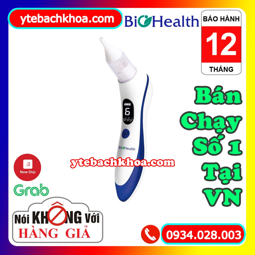 MÁY HÚT MŨI BIOHEALTH CNXBQ-006 - HÀNG CHÍNH HÃNG - BẢO HÀNH 02 NĂM - HÚT MẠNH, ÊM, BỀN, AN TOÀN CHO BÉ