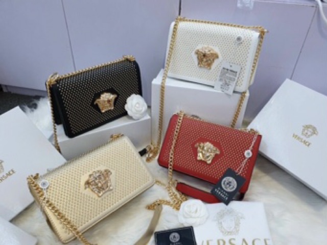 Túi Versace nạm đinh full box