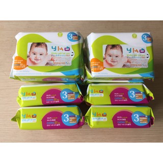 COMBO 04 GÓI KHĂN ƯỚT TRẺ EM YKO 30 TỜ