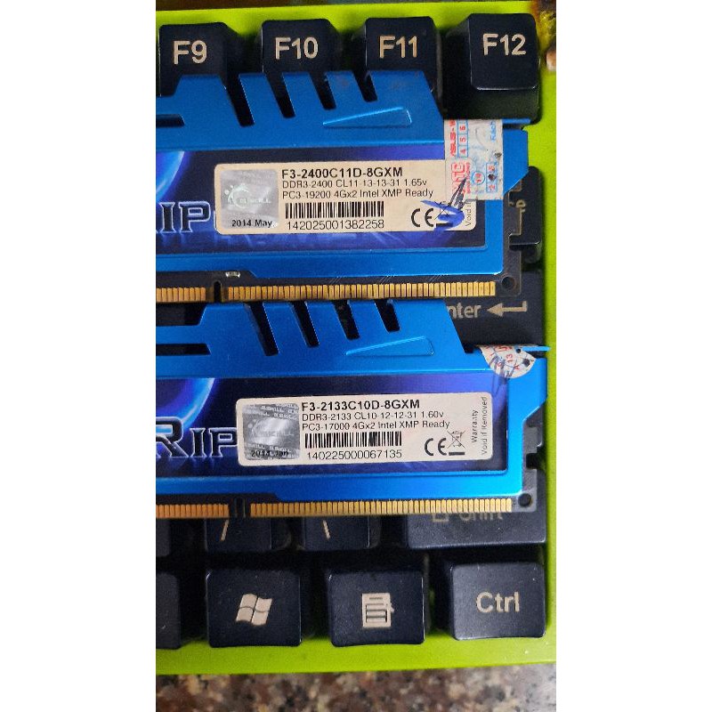 Bộ nhớ máy tính DDR3 4GB bus 1600, Gskill, kington, kingmax, crucial, team....