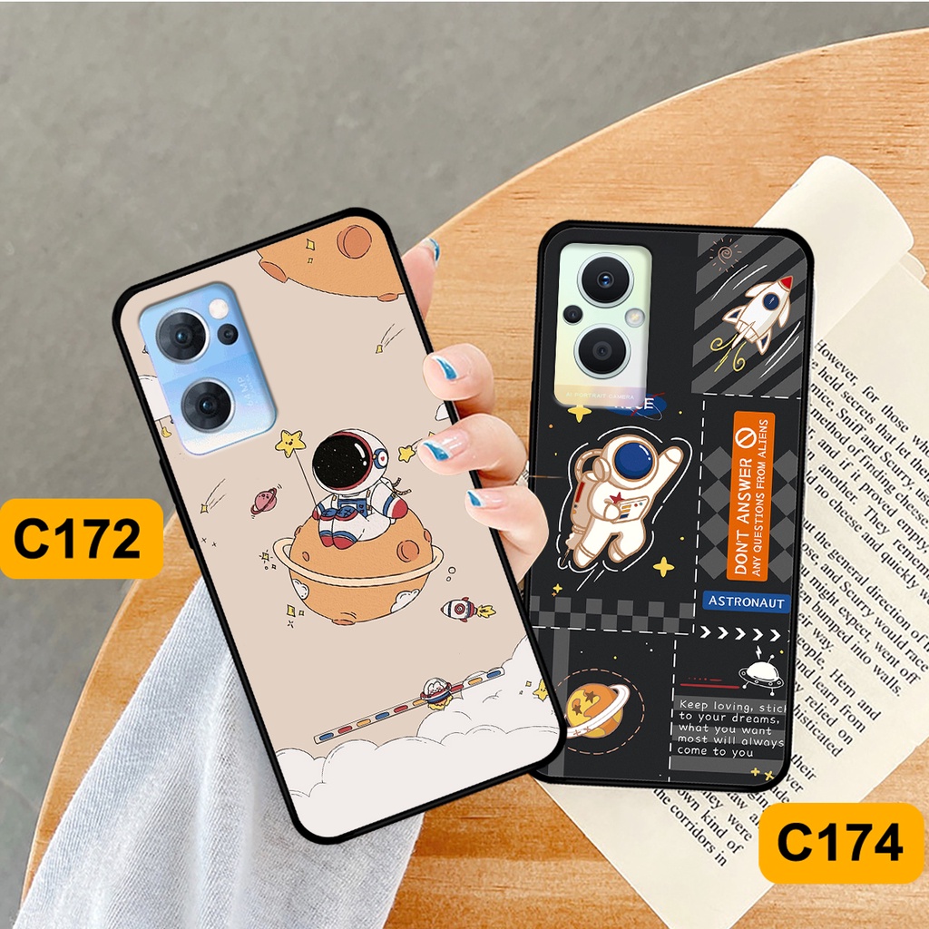 Ốp Oppo Reno 7 4G - Reno 7 5G / Reno 7Z 5G in hình astronaut, phi hành gia vũ trụ hottrend, độc đáo, cá tính.