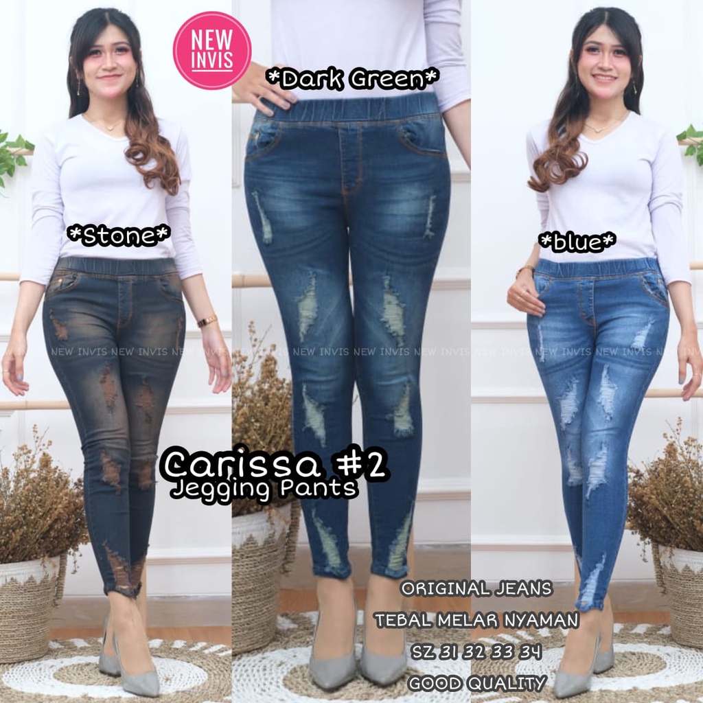 Quần Jean Sicarra INVIS - Carissa Size Lớn 31 32 33 34 Dày Dặn Thoải Mái