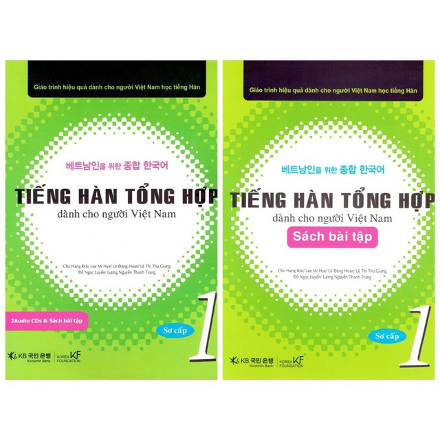 [FREESHIP] Sách Tiếng hàn tổng hợp dành cho người Việt Nam (1 sách +1 bài tập + kèm CD)