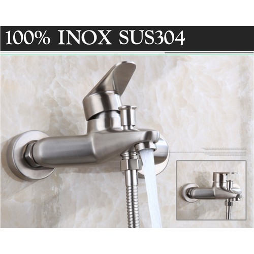 Vòi sen tắm nóng lạnh inox 304 model cs2002