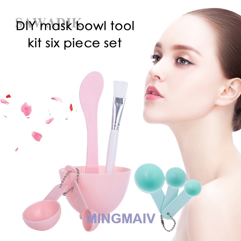 Set 6 dụng cụ làm mặt nạ DIY tại nhà SAWADIK