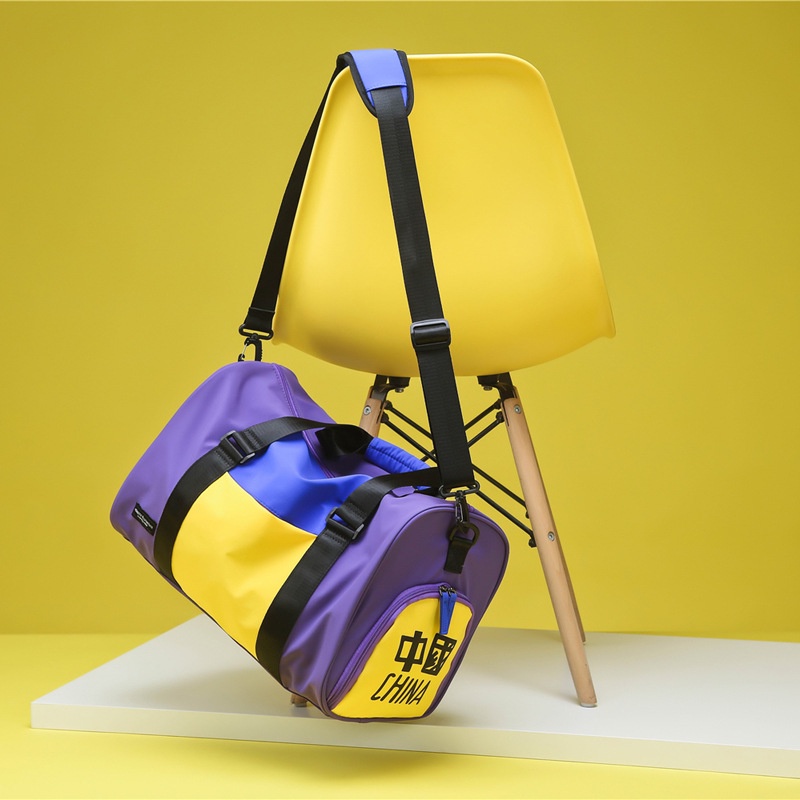 Túi Xách Tay Đựng Đồ Tập Thể Thao/Du Lịch/Tập Gym Chia Ngăn Khô Và Ướt Màu Sắc Tiện Dụng Cho Nữ