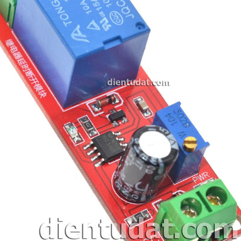 Mạch Tạo Trễ Ngắt Relay 12V 1-10s