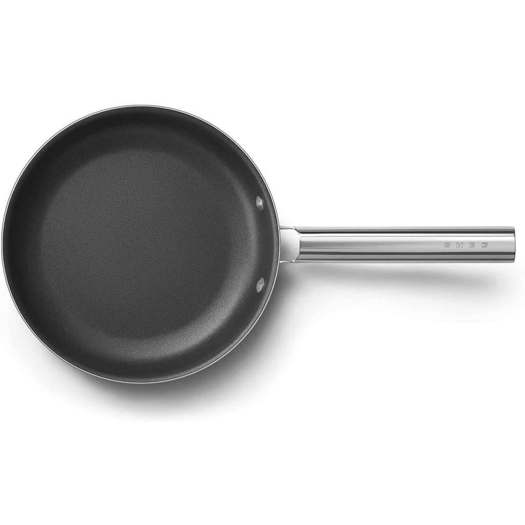 Chảo Smeg CKFF2401CRM 24cm và 26cm màu kem, made in Italy