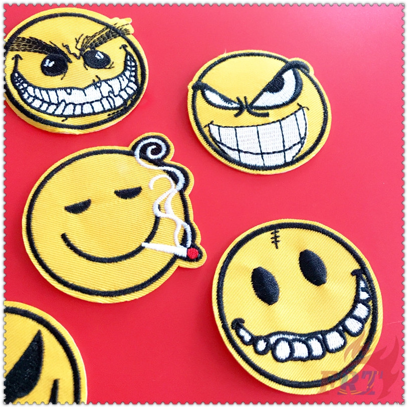 1 Sticker Ủi Thêu Hình Emoji