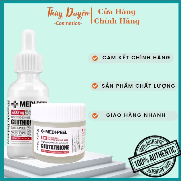 Dưỡng Trắng MEDIPEEL Glutathione 600 White Combo Serum Và Kem Dưỡng Medipeel