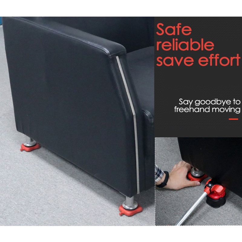 Qq * Dụng Cụ Nâng Đồ Nội Thất Có Thể Điều Chỉnh Chiều Cao Với 4 Thanh Trượt Phù Hợp Với Tủ Lạnh Và Tủ Lạnh Dễ