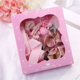 Set 10 kẹp tóc băng đô cho bé gái