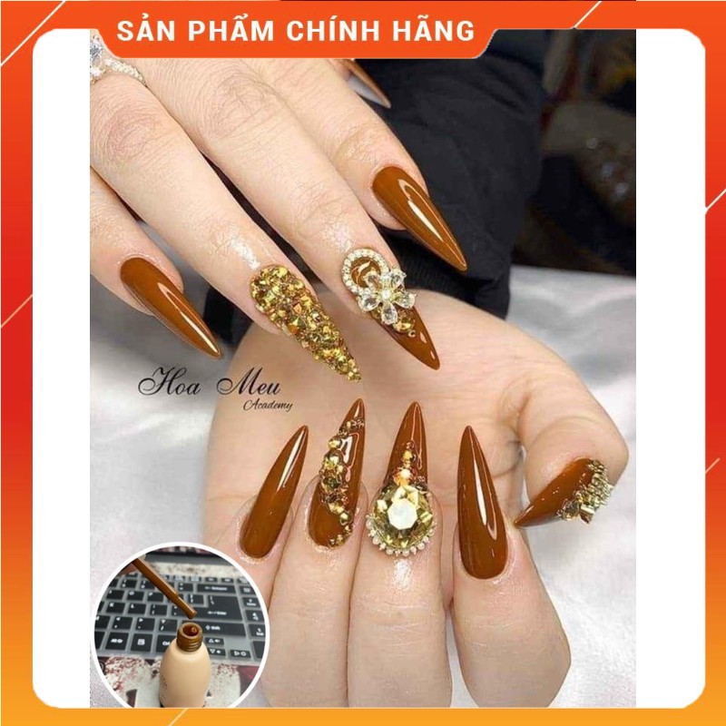 Sơn gel Nhật màu nâu đất được chị em mê mẩn Thiên Di Nail