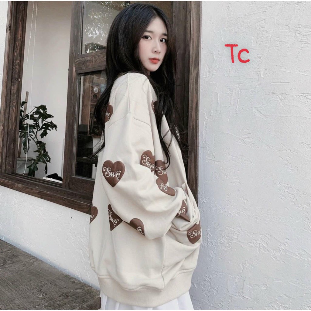  Áo Khoác Nỉ Cardigan S.W.E Unisex Nam Nữ Ulzzang KN01