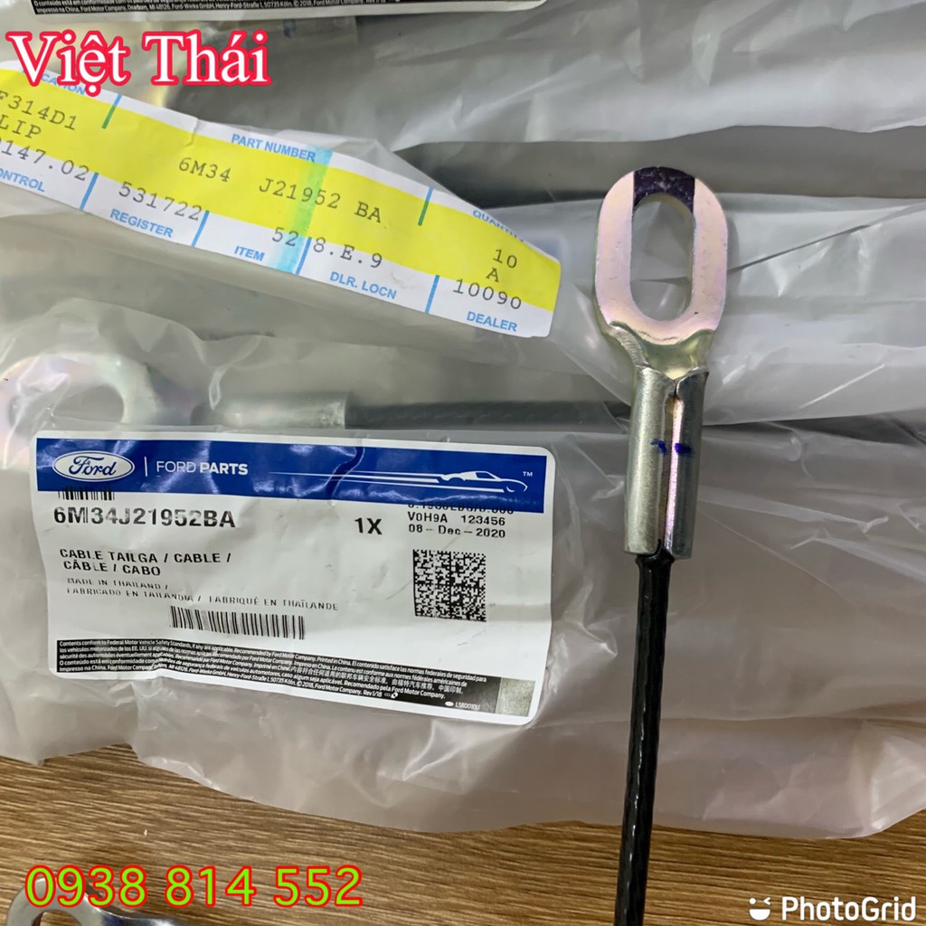 DÂY CÁP TREO  CỬA THÙNG SAU FORD RANGER
