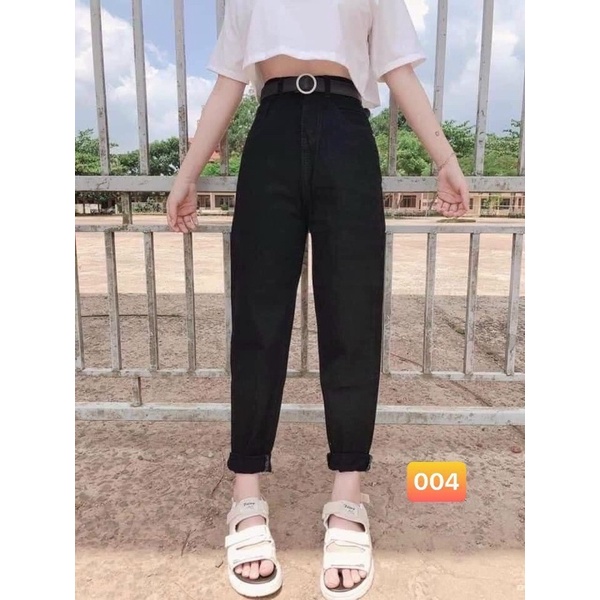 Quần baggy jean nữ lưng cao size đại  kiểu quần bò baggy hàng VNXK thời trang bigsize 2KJEAN MS109