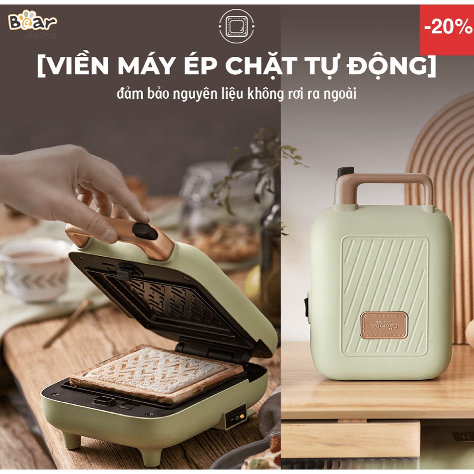 Máy nướng bánh 2 khay Bear DBC-C06M1