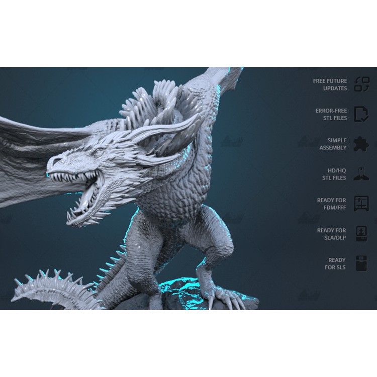 File in 3D Game of Thrones - Dragon