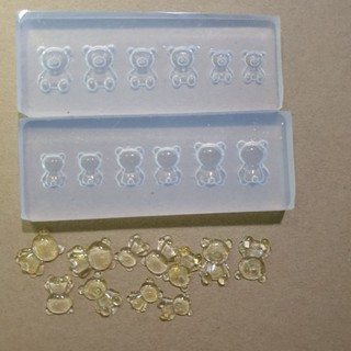 2 Khuôn gấu silicon 6 size 2 mặt